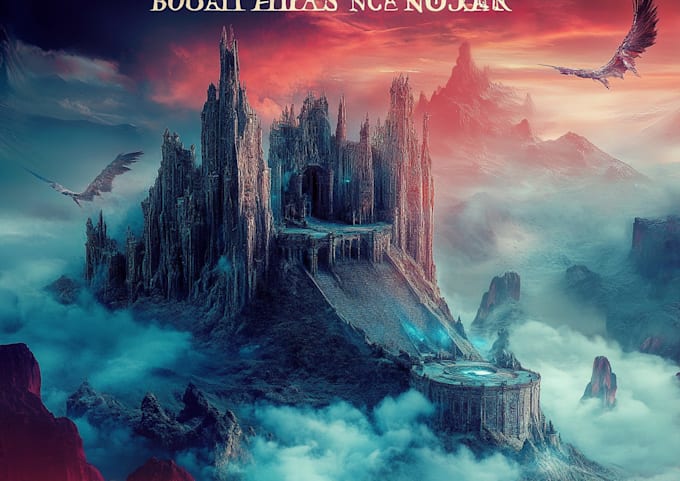fantasy book cover, thriller book cover design