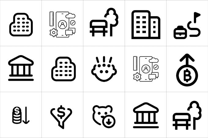 design custom, flat UI icon design for app or webs