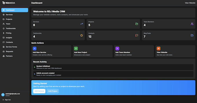 build a mern stack web application with admin panel