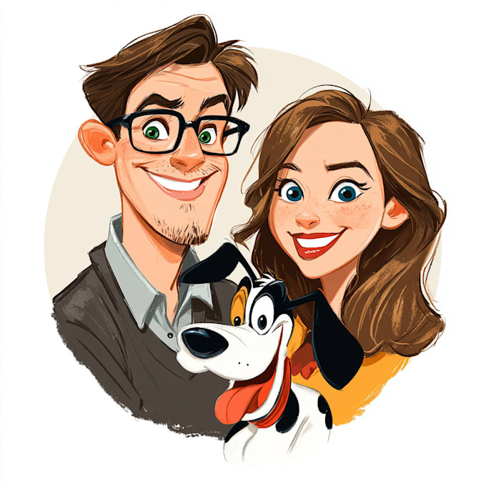 do make disney cartoon portrait