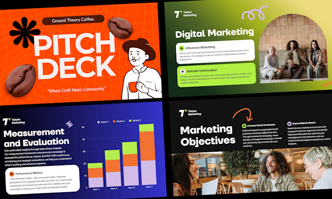 Design modern powerpoint presentation, investor pitch deck by ...