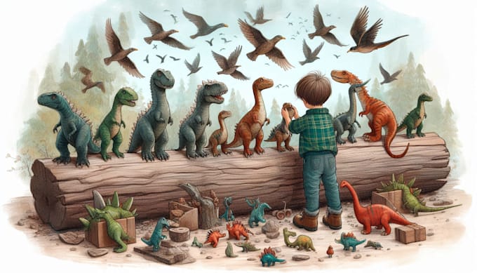 illustrate your children storybook with joyful characters