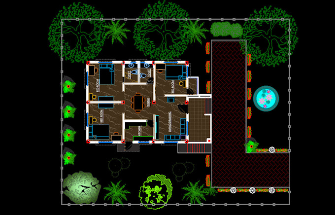 do professional 2d landscape and outdoor space designs
