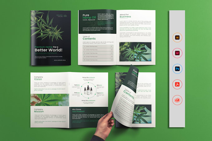 create company profile ,brochure design