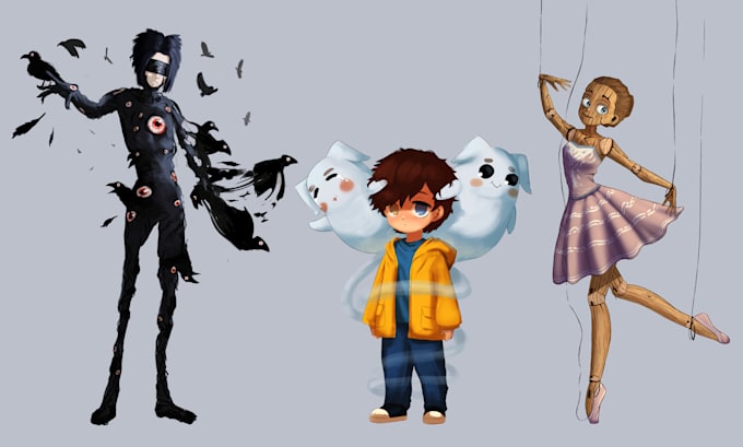 design your original character or redesign it in my style