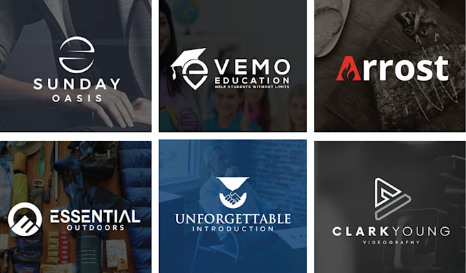 do modern stunning luxury minimalist logo design for your brand