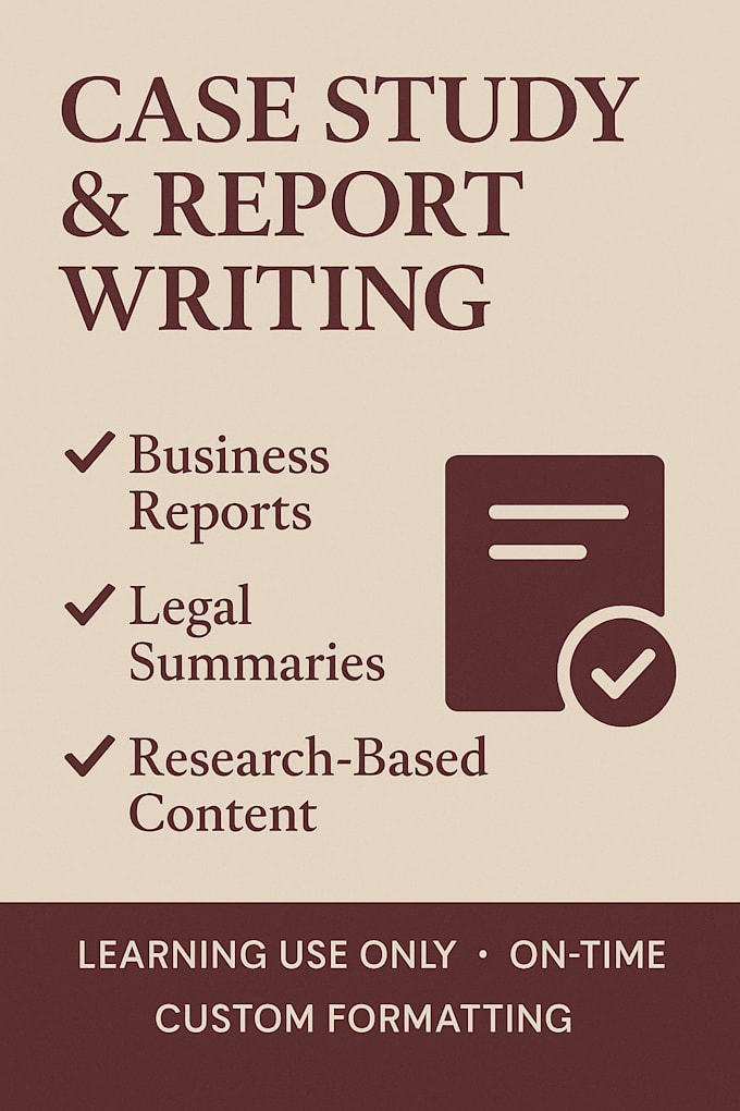 write reports, summaries, and reference content