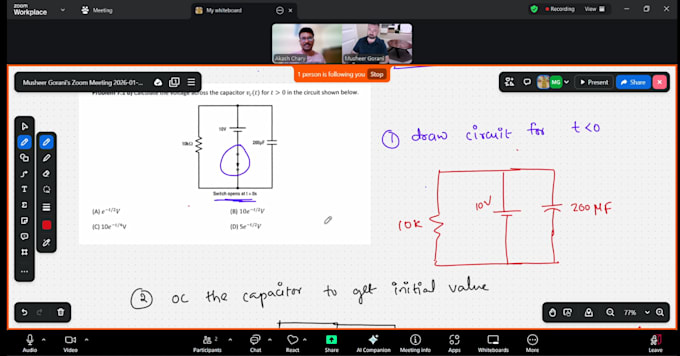 provide circuit analysis tutoring for concepts and problems