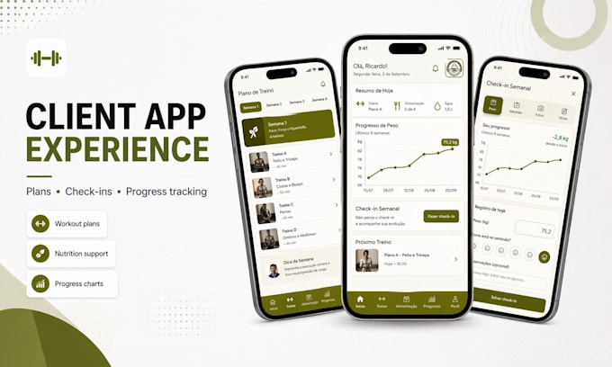build a flutterflow personal trainer or fitness app