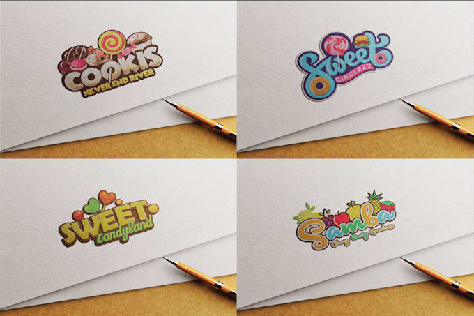 design ice cream, chocolate, sweets, treat, candy logo