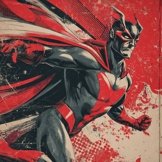 do superhero comic book book illustration, nsfw comic art