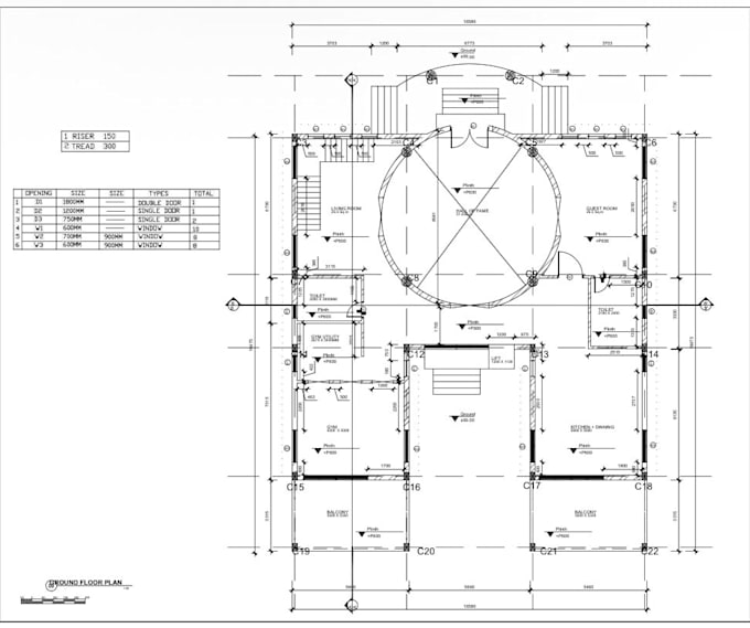 draft 2d plans on autocad
