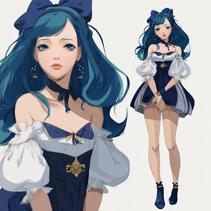 draw anime, manga or game characters