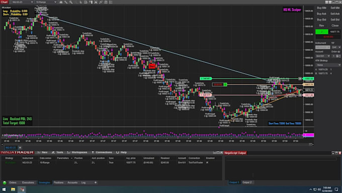 develop or convert algorithmic trading strategies for crypto, ninjatrader, calgo