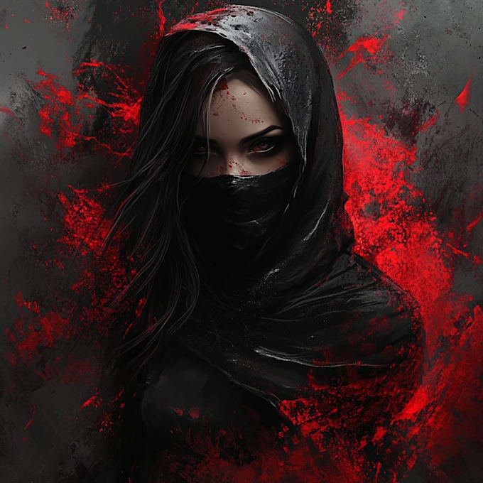 fantasy horror and fantasy horror character art