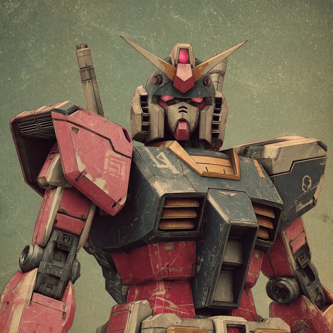 Draw amazing character mecha robot illustration by Peesucs | Fiverr