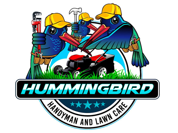 design proffesional hummingbird logo
