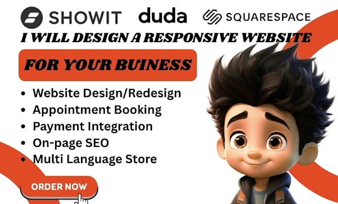 design showit website duda landing page squarespace website showit