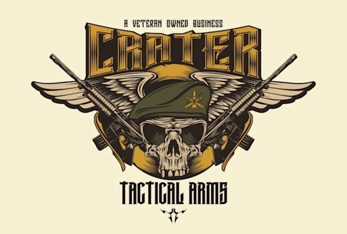 design professional gun logo design