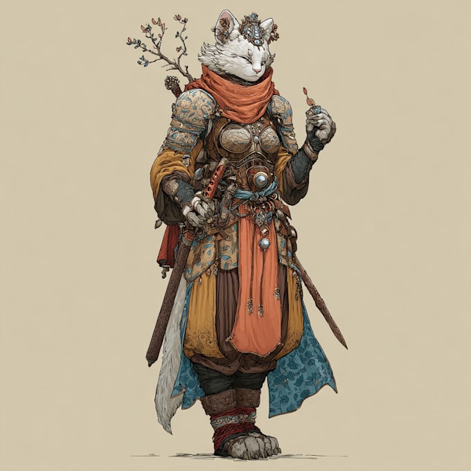 Create a fantasy character or other concept art for you by Sembende ...