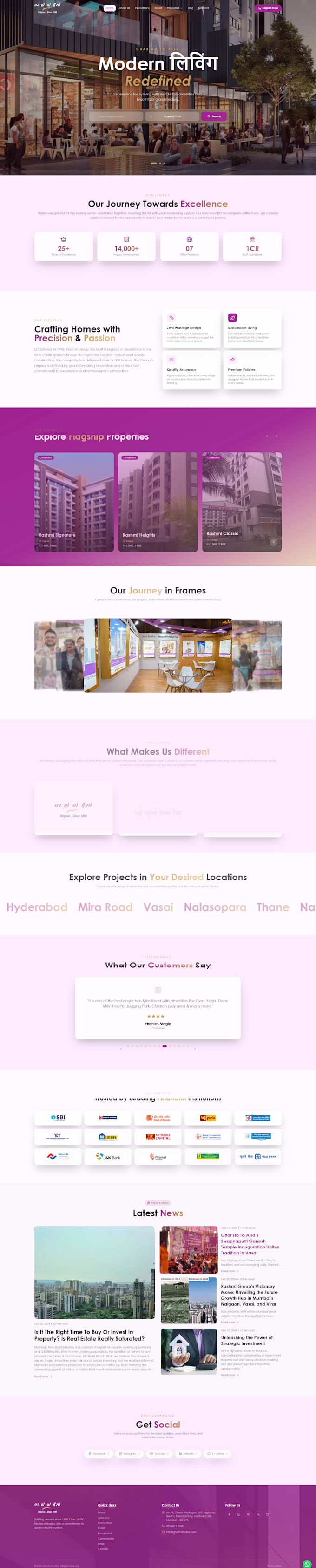develop a real estate website