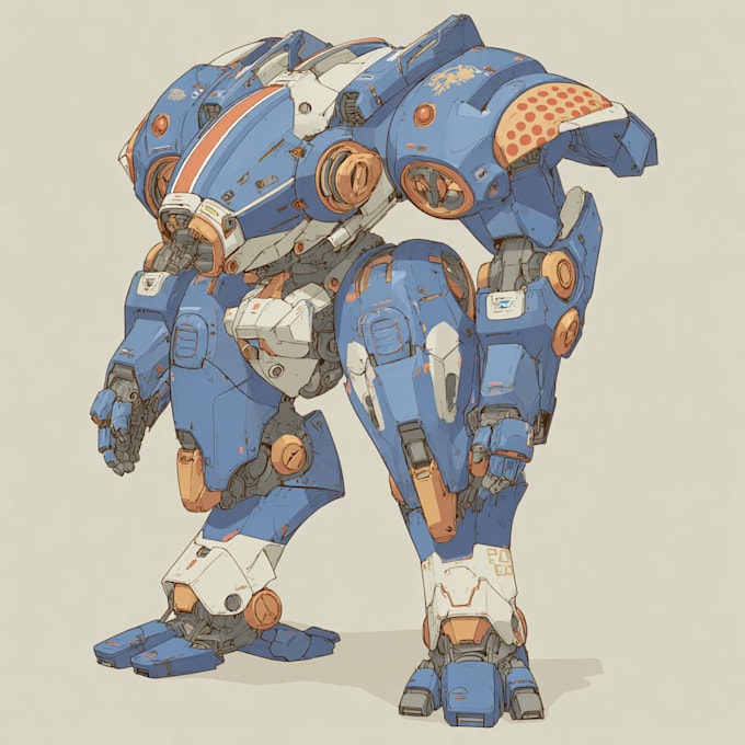 draw sci fi, star wars, mecha, sprite character design