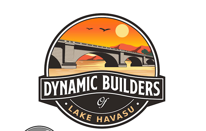 Make a high quality travel, builders vintage logo for you by Ferin ...