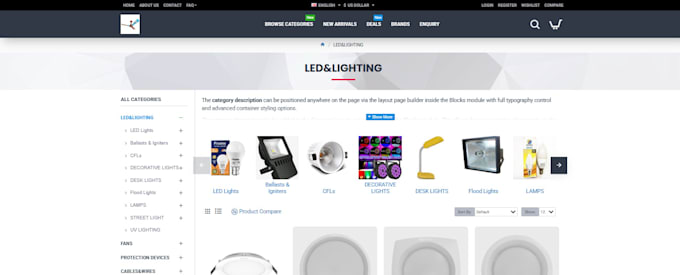 customize web site and ecommerce website