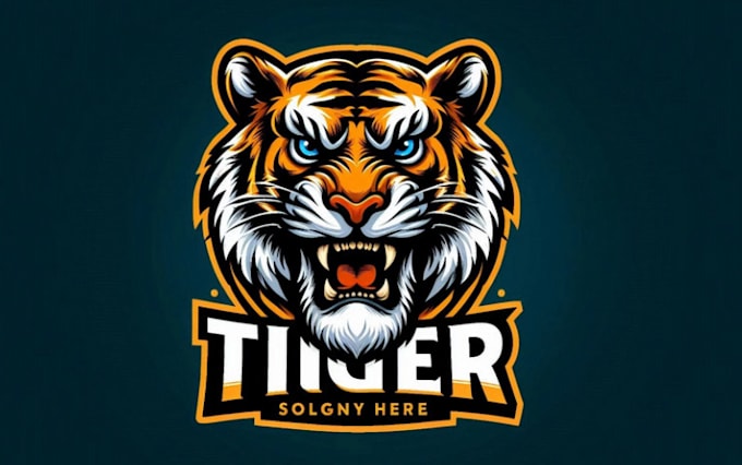 design awesome tiger mascot logo within 1 day