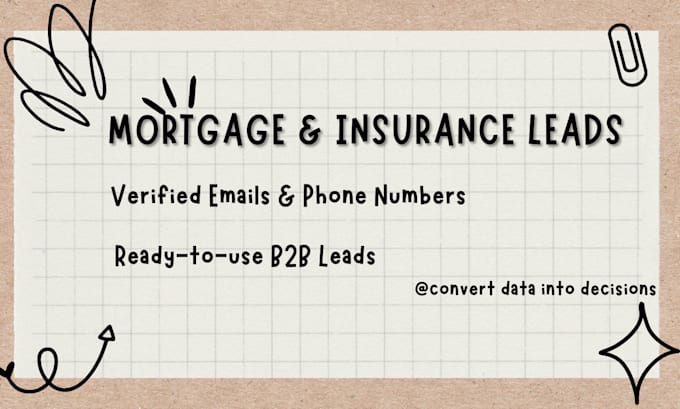 collect verified mortgage and insurance agent leads on target zipcode