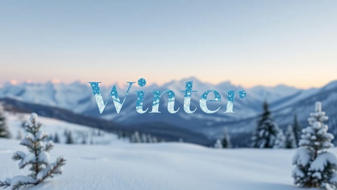 create branding logo and mockup for your winter collections