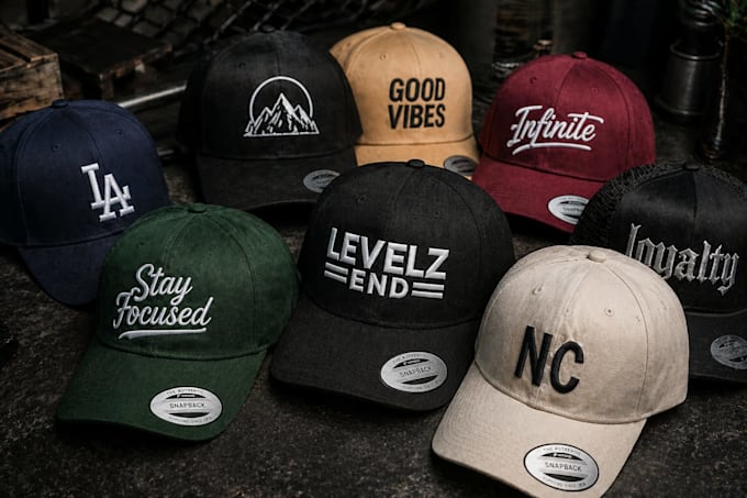 design custom embroidered caps for your logo across multiple styles
