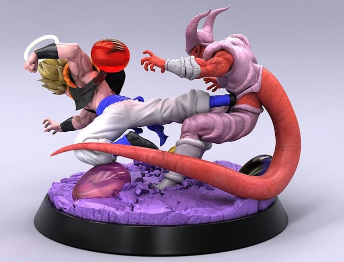 Stylized 3d figure,design oc character,custom 3d print,action anime ...