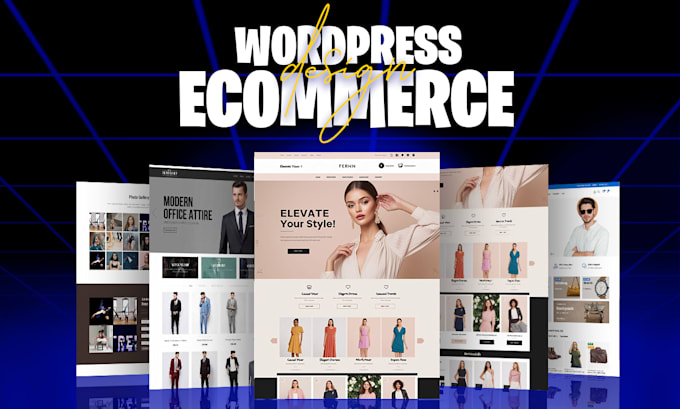 design redesign wordpress website, copy clone, store ecommerce wordpress website