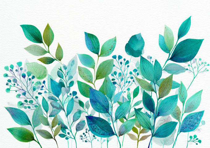 draw botanical illustration art for you