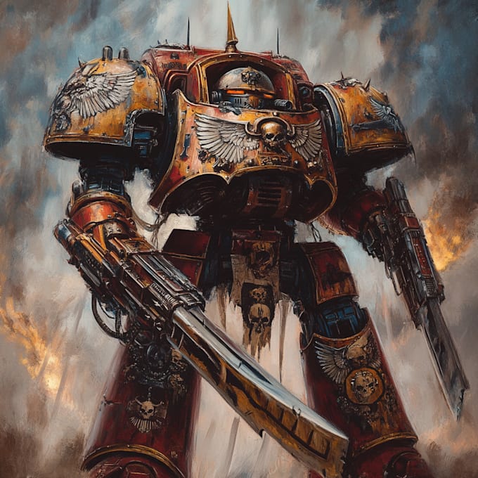 make warhammer 40k figures with old school
