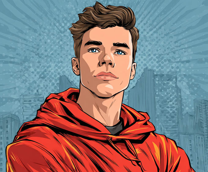 draw a superhero cartoon characters