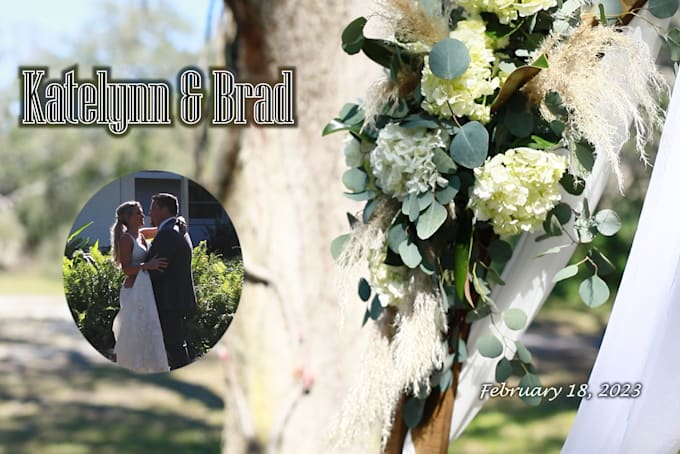 editing wedding and event videos