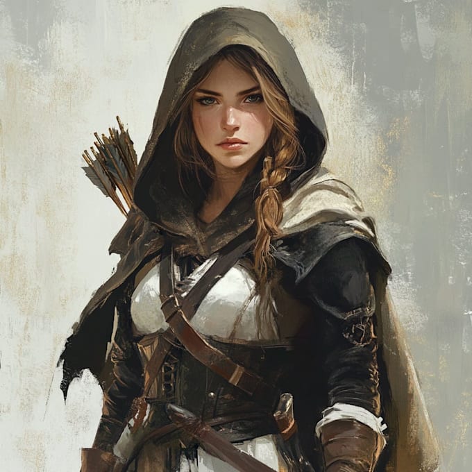 paint concept art and character sheets for you