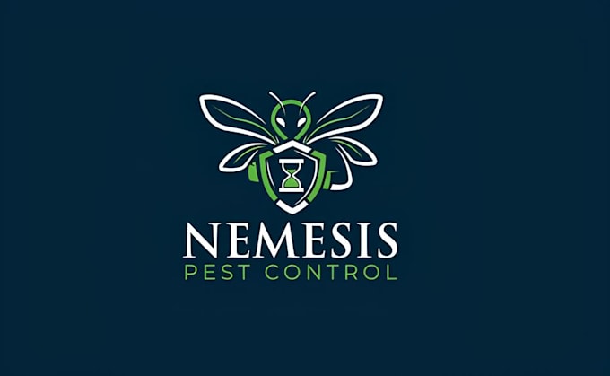 design modern and unique pest control logo