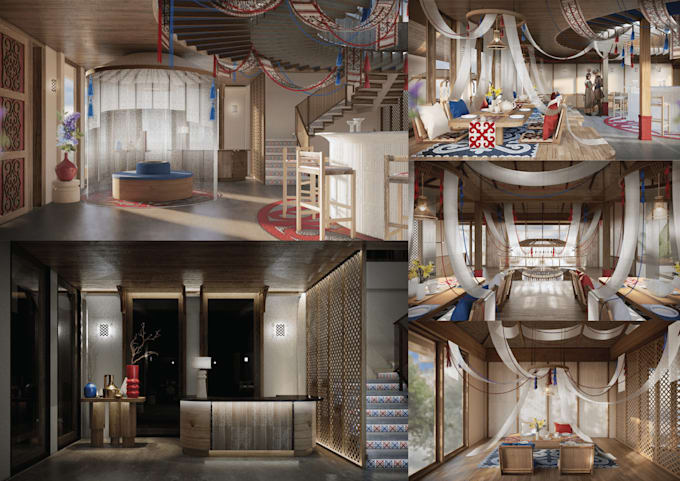 do 3d interior rendering using d5