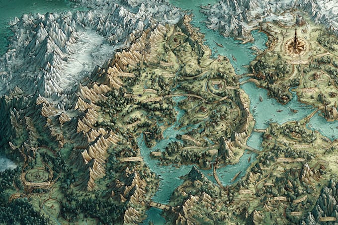 create custom maps using inkarnate for your fantasy worlds