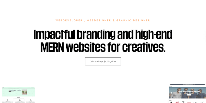 build a professional portfolio site to showcase your work