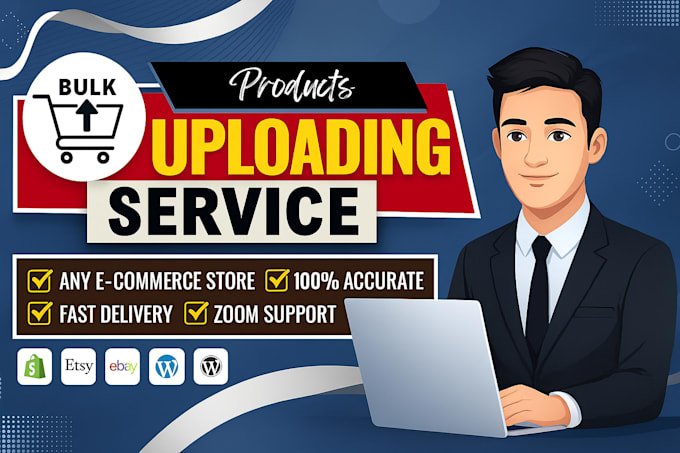 add products upload products etsy product listing ebay listing shopify listing