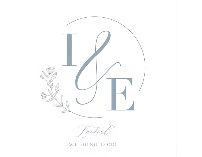 do modern wedding logo, monogram, and initials design