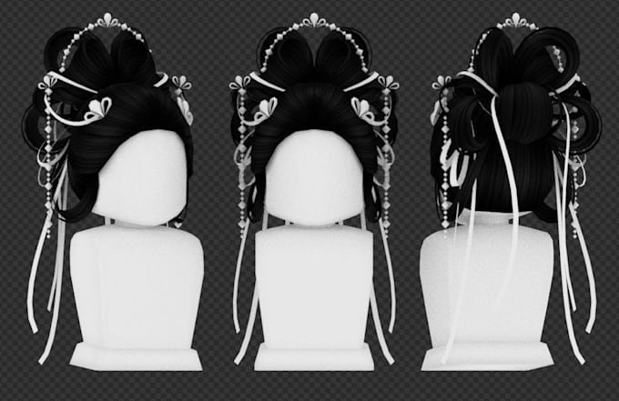 create custom roblox ugc hair accessories in 3d modeling