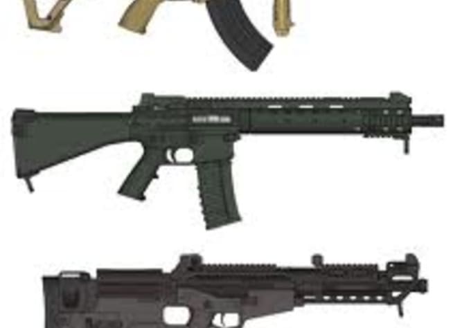 create 3 Fully Custom Animated Guns/Logo