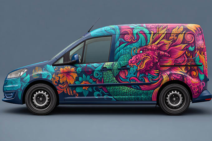 create van wrap, truck wrap, wrap design
