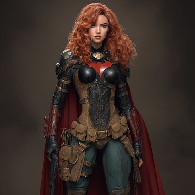 make a superhero comic book illustration marvel
