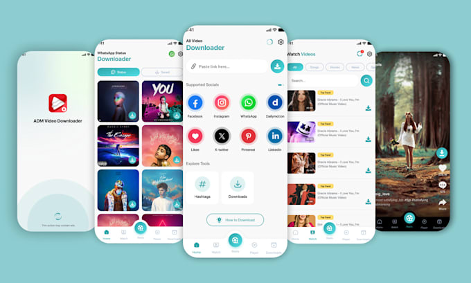 Design modern mobile app ui ux in figma for ios and android by Ali ...
